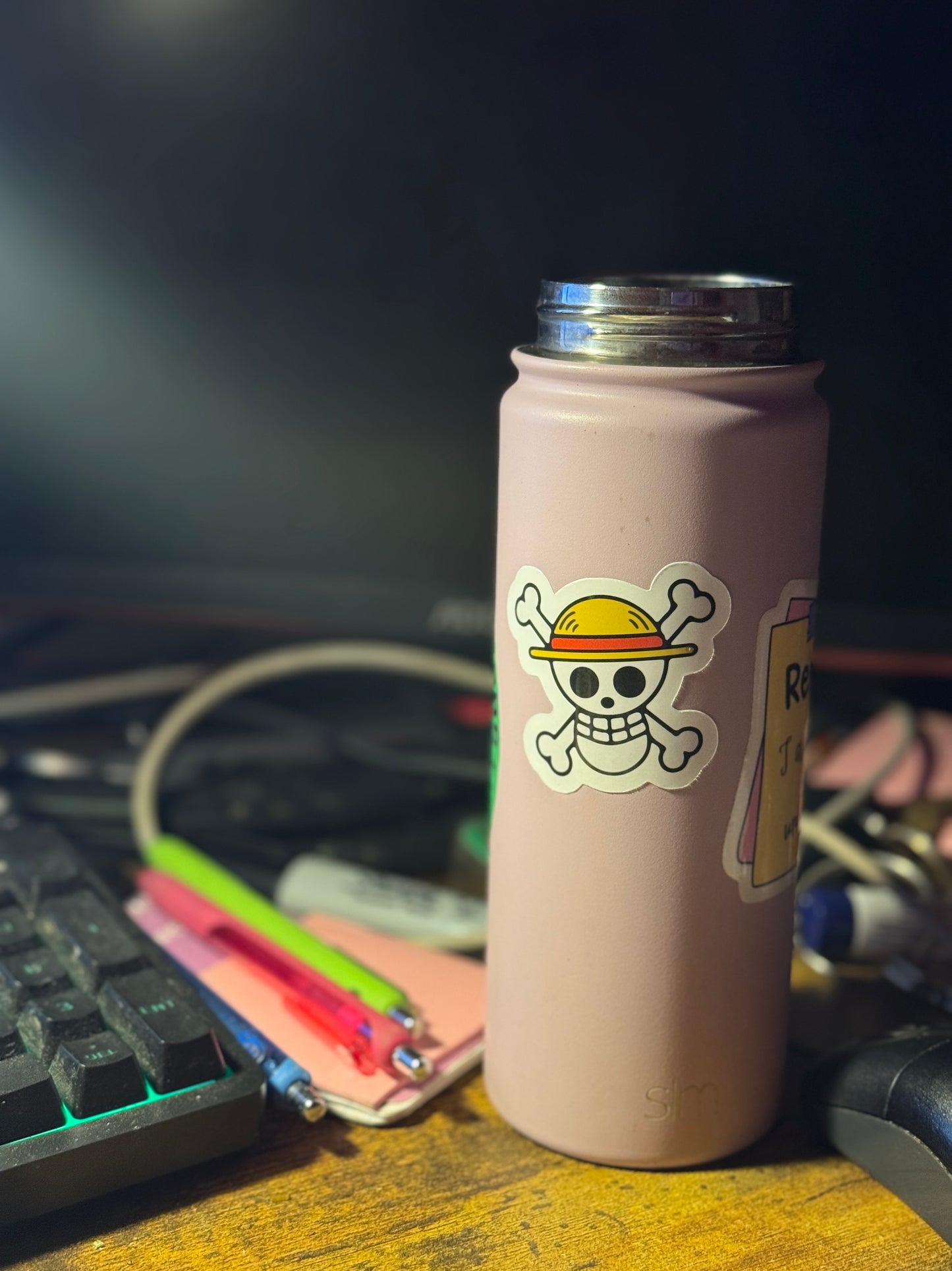 Straw Hat Pirate Vinyl Sticker | Waterproof Anime Laptop Decal – Perfect for Fans