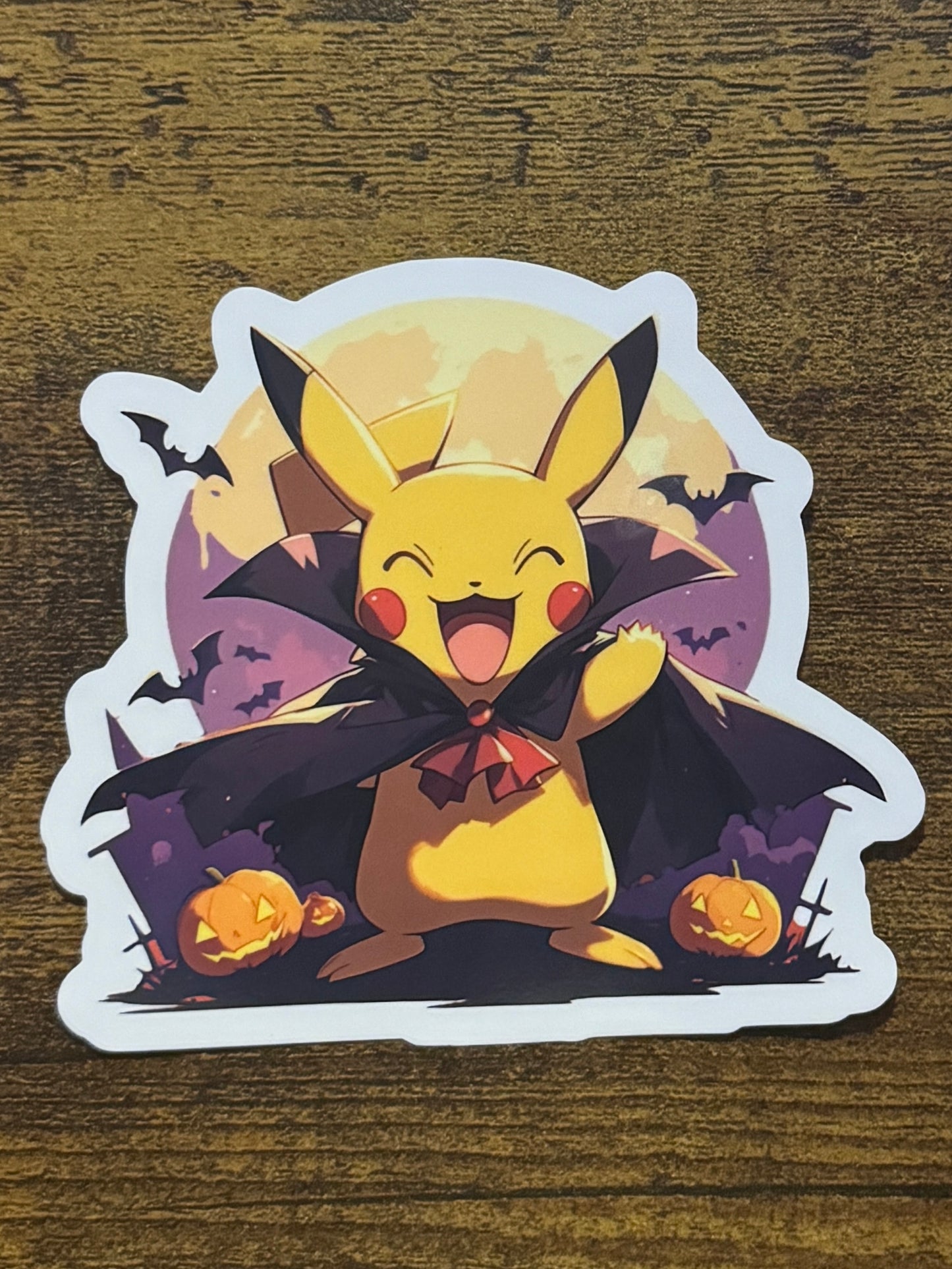 Pikachu Halloween Sticker Bundle – All 5 Stickers for 20% off (Limited Time Offer!)