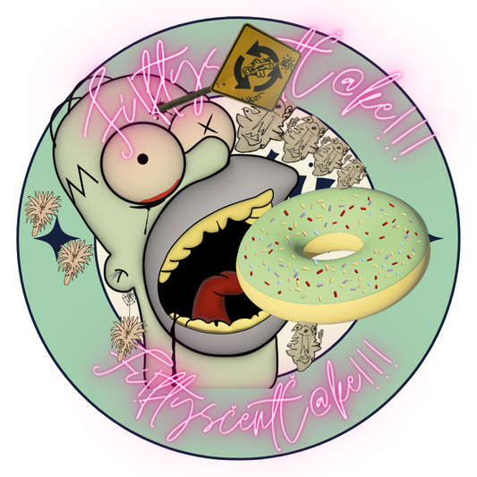 Fifty Cent Cakes Limited Edition Homer Sticker