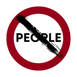 No People Official Sticker